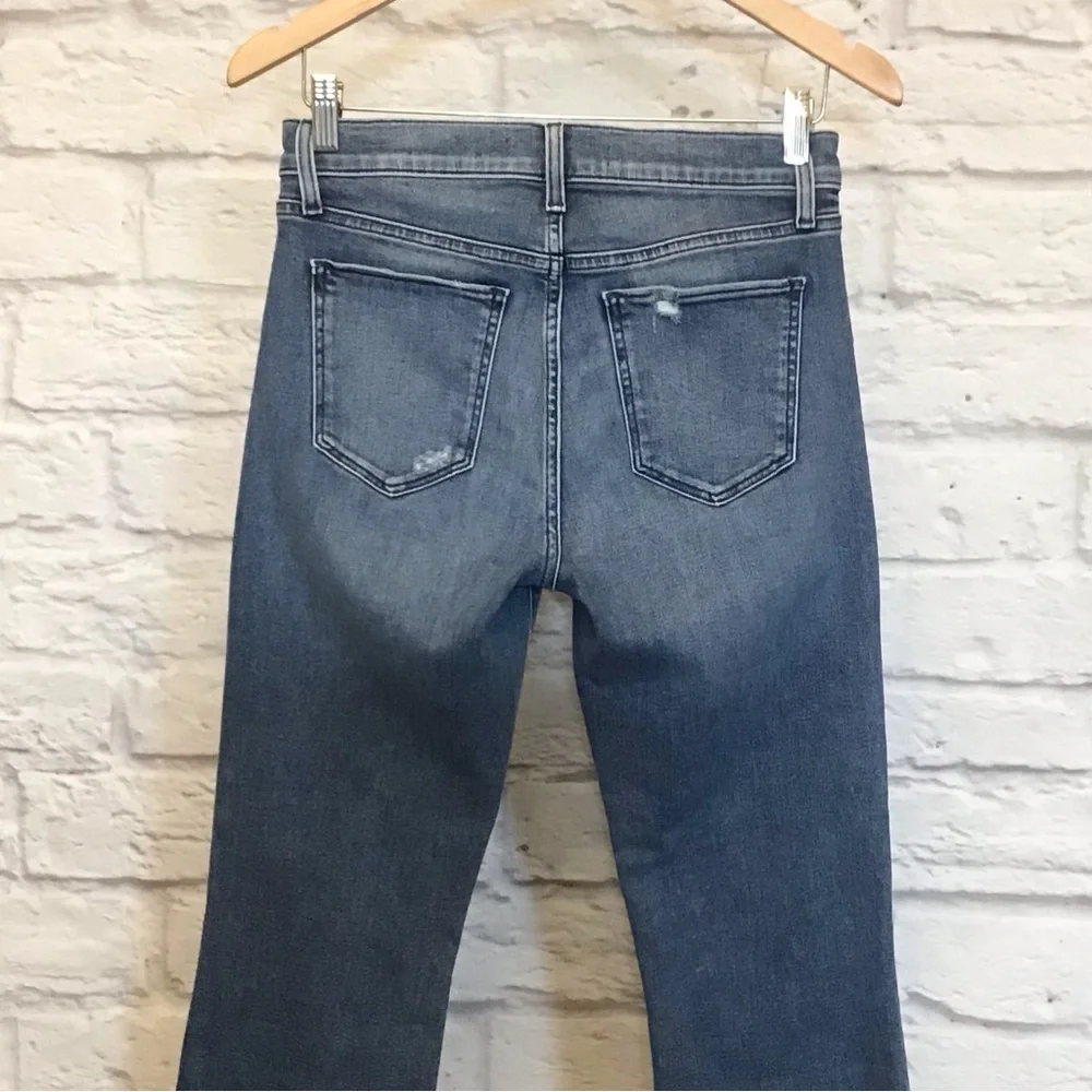 Joe’s Jeans 28 The Callie High Rise Cropped Boot Jeans KickFlip Distressed